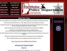 Tablet Screenshot of demottepolice.com